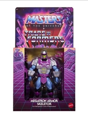 Masters of the Universe x Transformers Megatron Armor Skeletor Action Figure 6+
